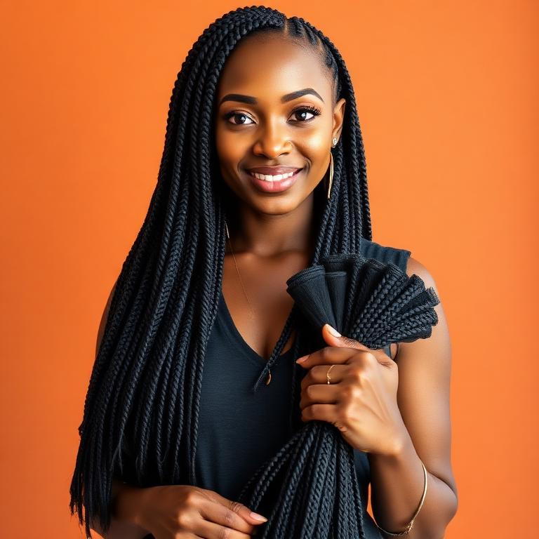 Tasha Mensah, mobile braider in Manchester